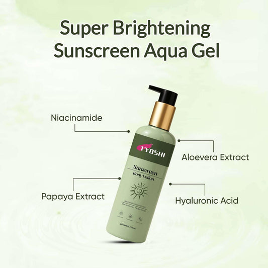 Tyoshi sunscreen body lotion