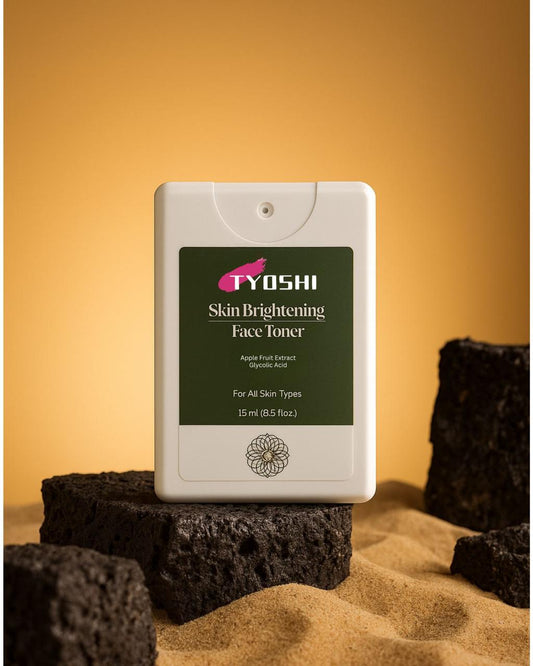 Tyoshi face toner - apple fruit extract and glycolic acid -15 ml
