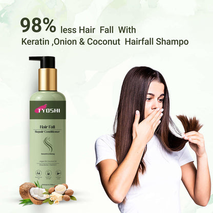Hairfall control conditioner with shea butter and vitaminE