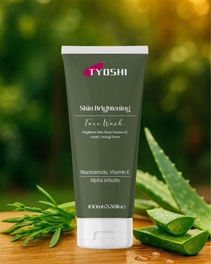 Tyoshi face wash - niacinamide , vitamin E , alpha arbutin