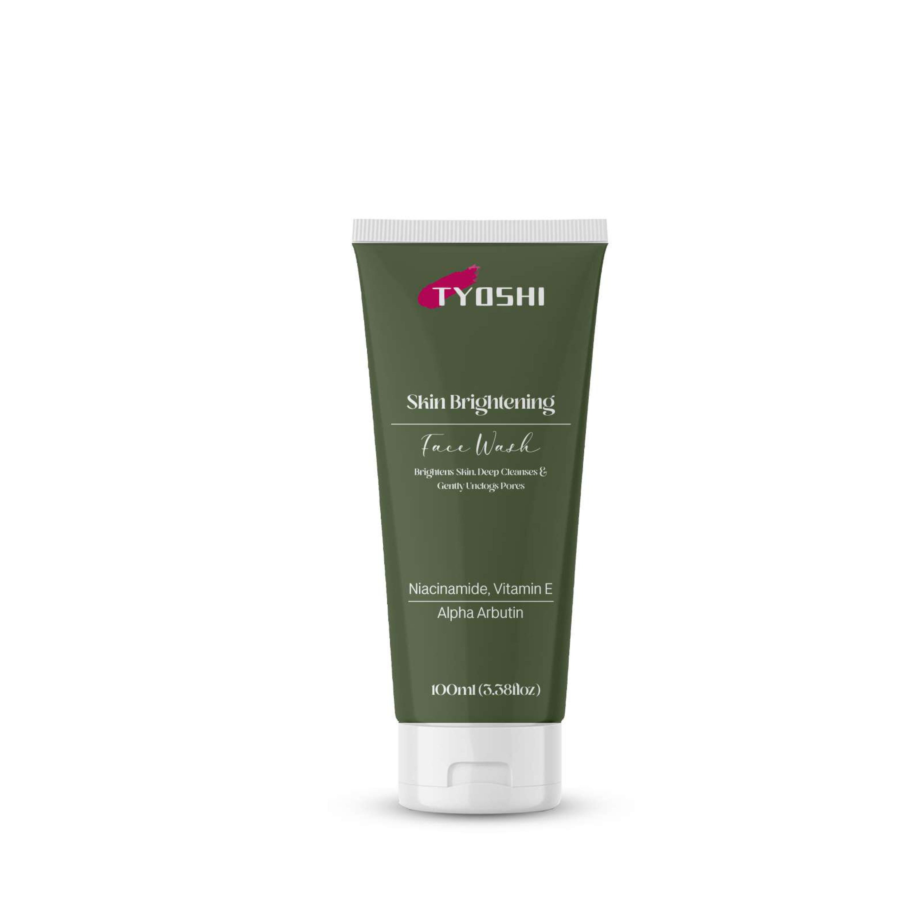 Tyoshi face wash - niacinamide , vitamin E , alpha arbutin