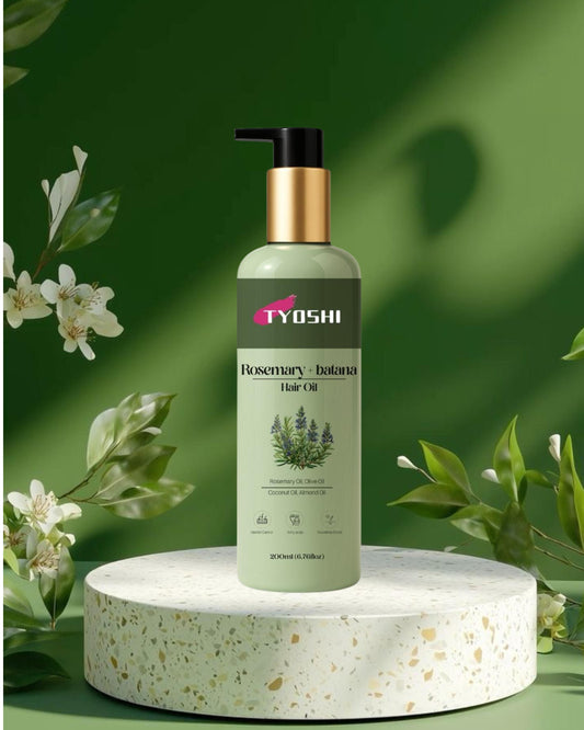Tyoshi hair oil with rosermary extract
