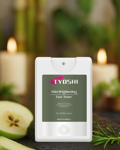 Tyoshi face toner - apple fruit extract and glycolic acid -15 ml