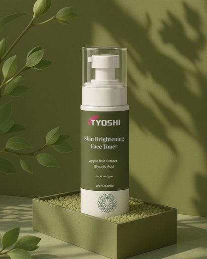 Tyoshi face toner - apple fruit extract and glycolic acid- 100 ml