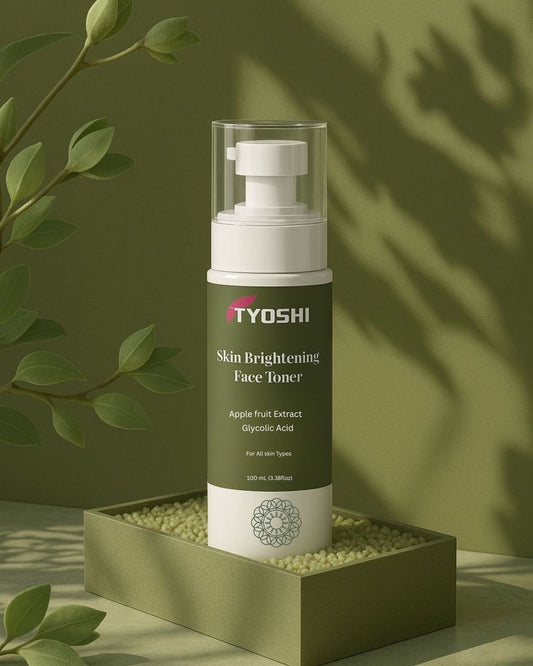 Tyoshi face toner - apple fruit extract and glycolic acid- 100 ml