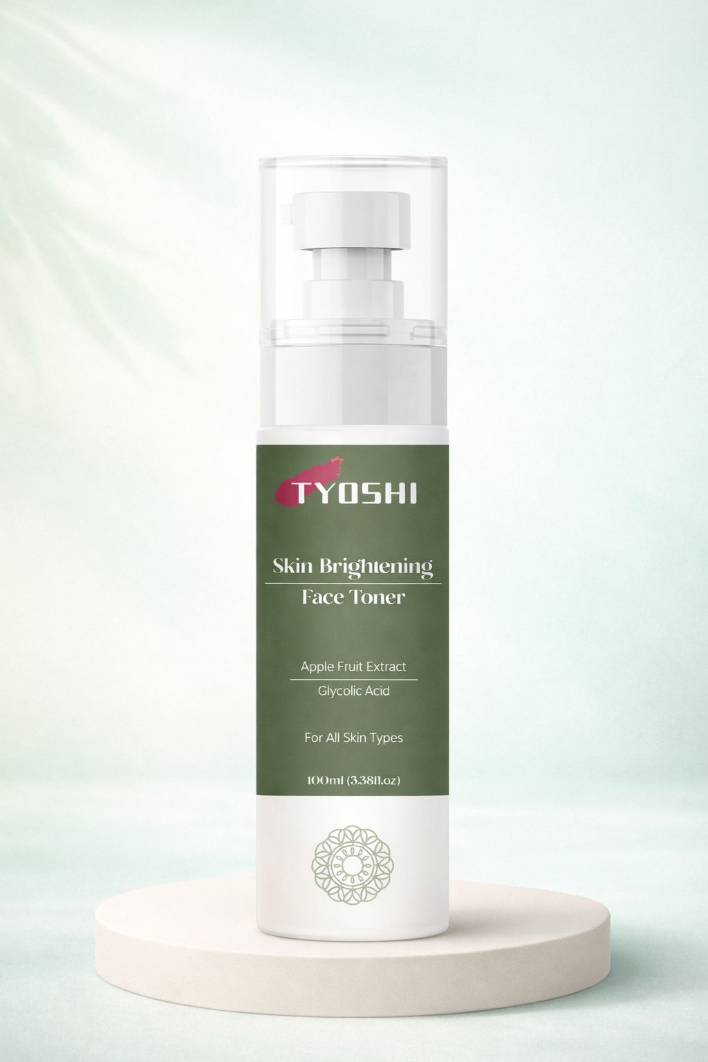 Tyoshi face toner - apple fruit extract and glycolic acid- 100 ml